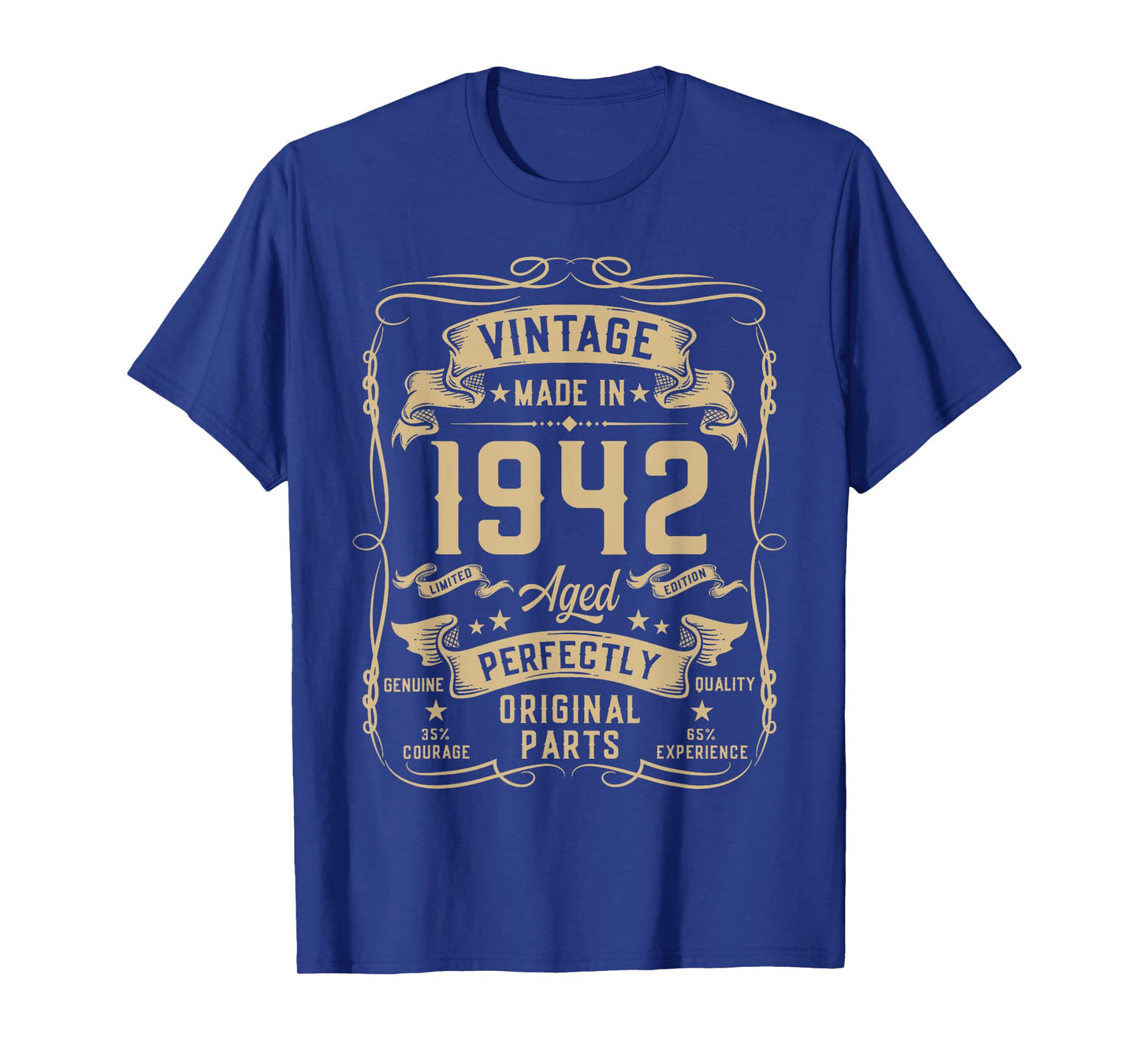 Vintage 1942 84yr 84th Birthday Gifts for Men 84 Years Old T-Shirt