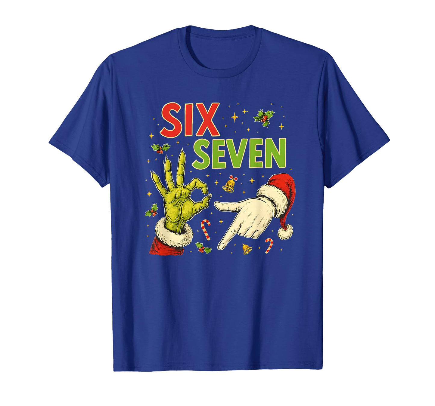 67 Meme Six Seven Funny Kids Christmas Holiday T-Shirt