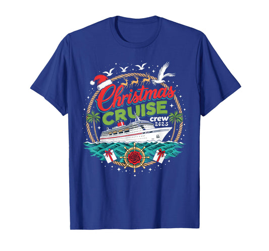 Christmas Cruise Crew 2025 Family Pajamas Holiday Vacation T-Shirt