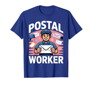 Funny Postal Worker Art for Men Women Mail Man Mail Carrier T-Shirt
