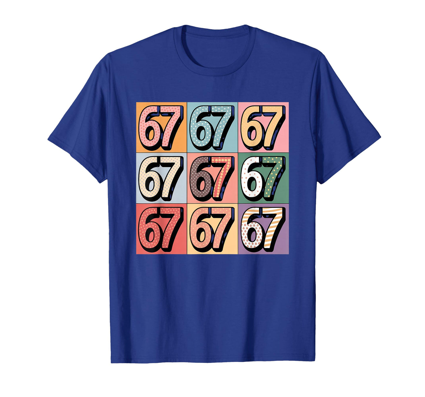 67 Tshirt Ice Cream Drip Meme Funny Six Seven Gen Alpha T-Shirt