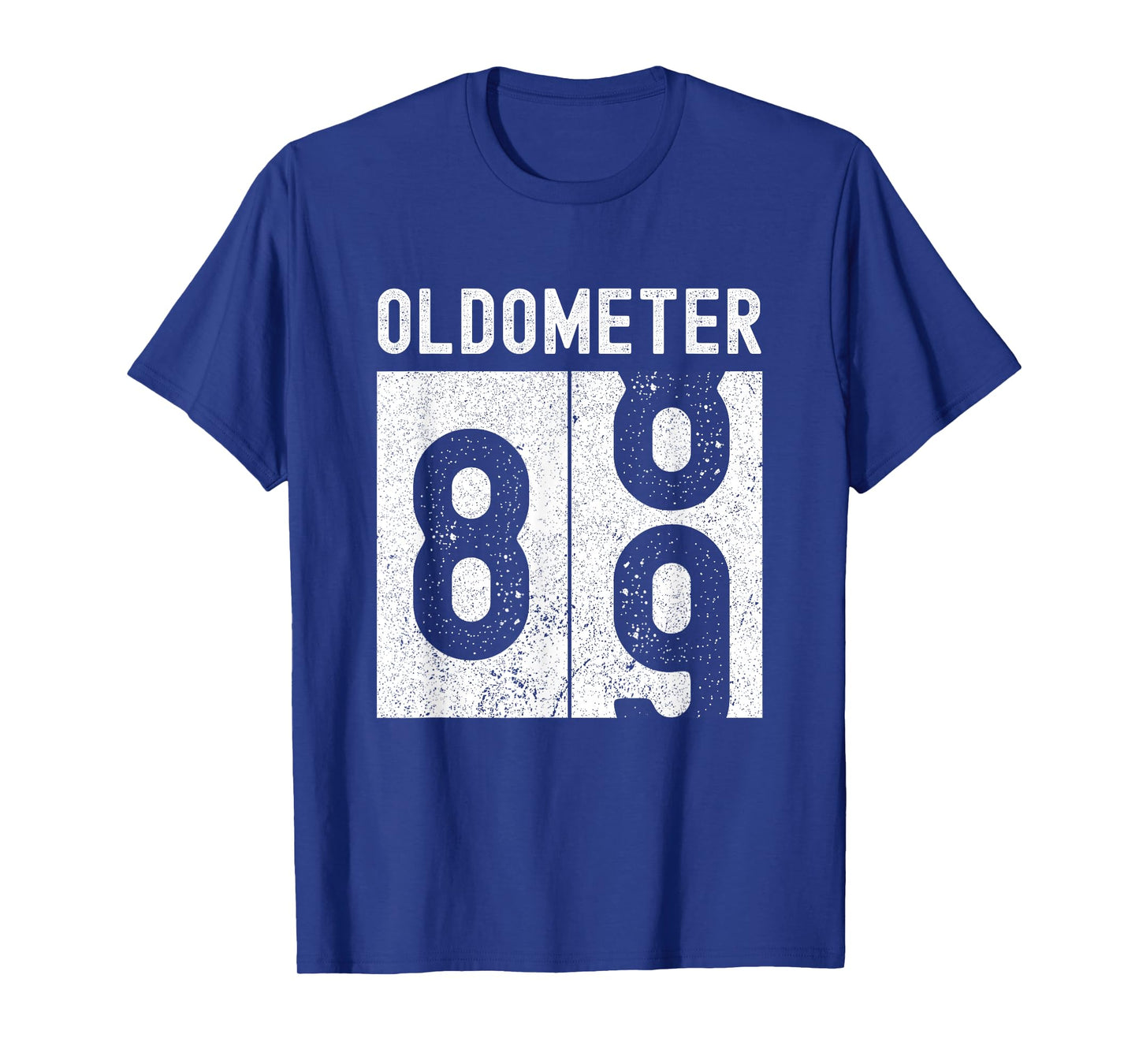Oldometer 89th Birthday Funny Retro Turning 89 Years Old Men T-Shirt