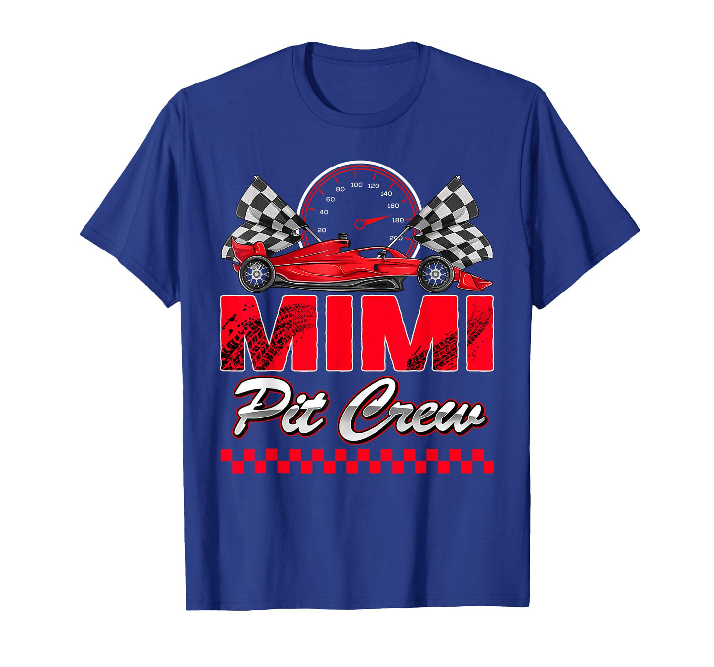 Mimi Pit Crew Racing Family Race Car Birthday Boy T-Shirt