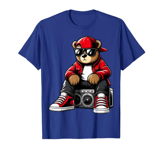 Hip Hop Teddy Bear Rap Music T-Shirt