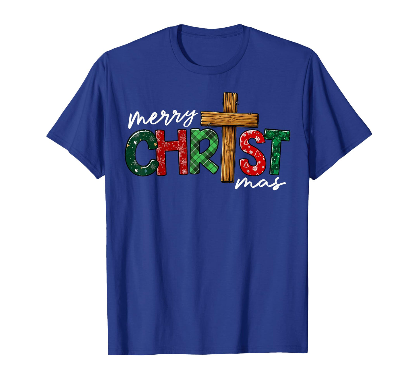 Merry Christmas Family Christian Jesus Holiday Xmas Pajamas T-Shirt