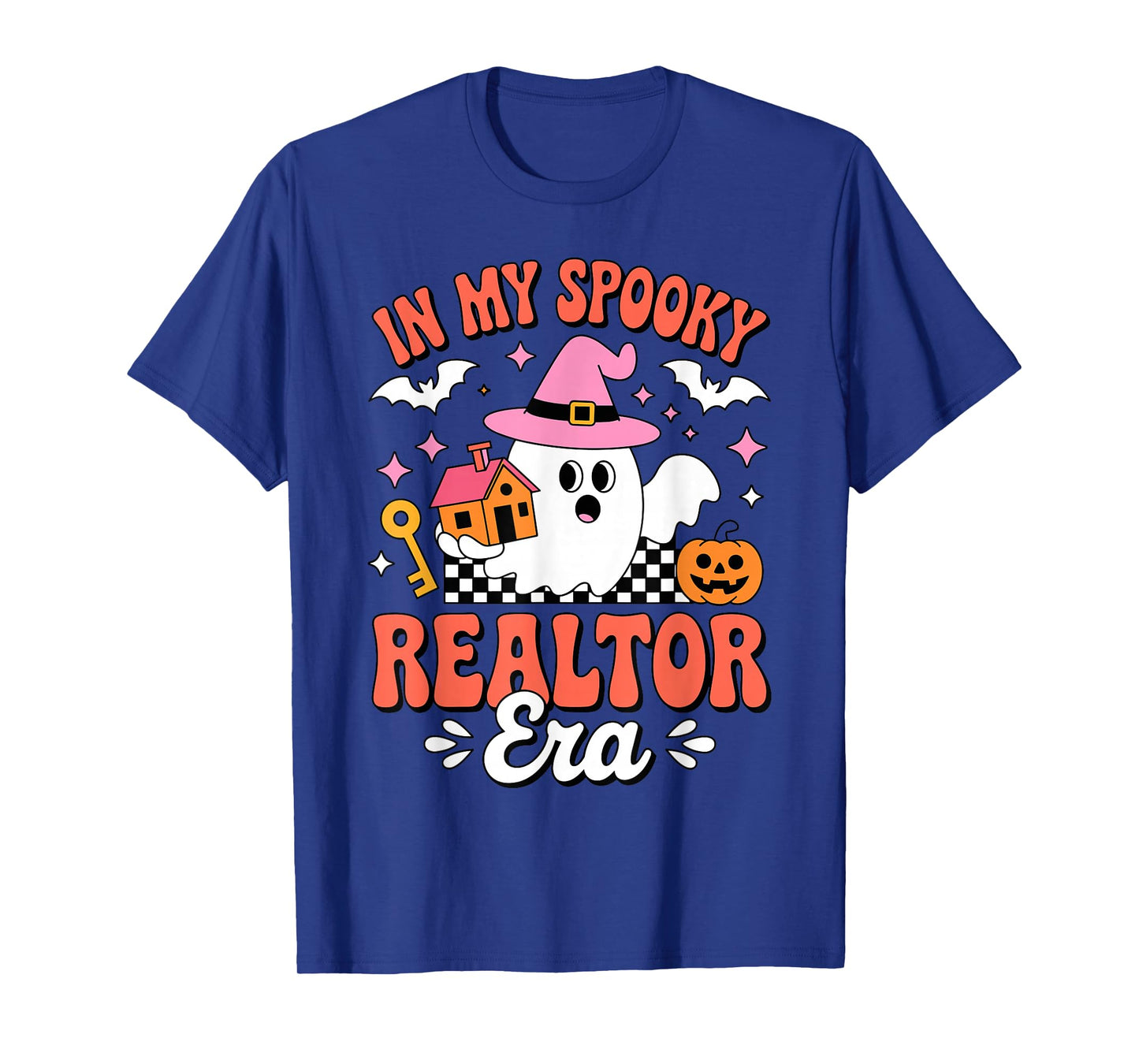 in My Spooky Realtor Era Real Estate Halloween Costume Ghost T-Shirt