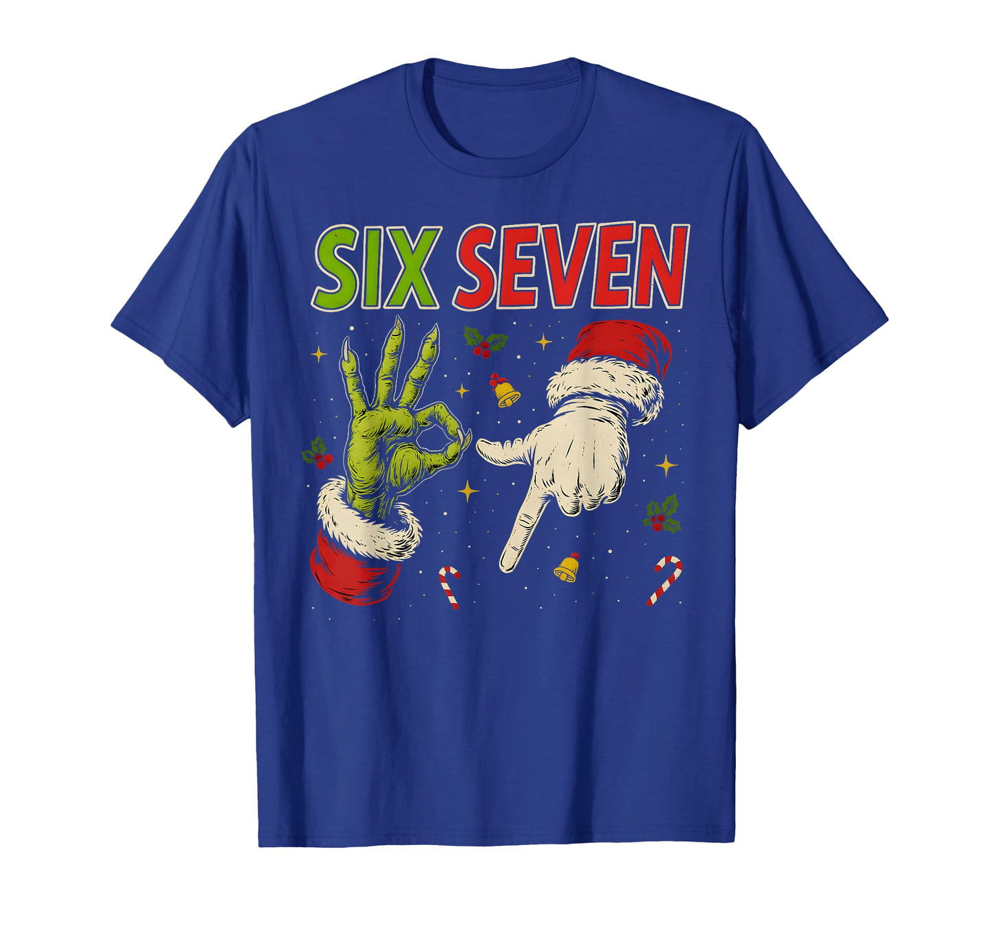 Funny 67 Six Seven Meme Christmas Gen Alpha Z Slang T-Shirt