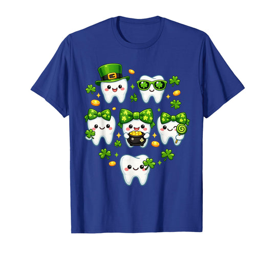 Funny St Patrick Tooth Cute Irish Dental Assistant T-Shirt