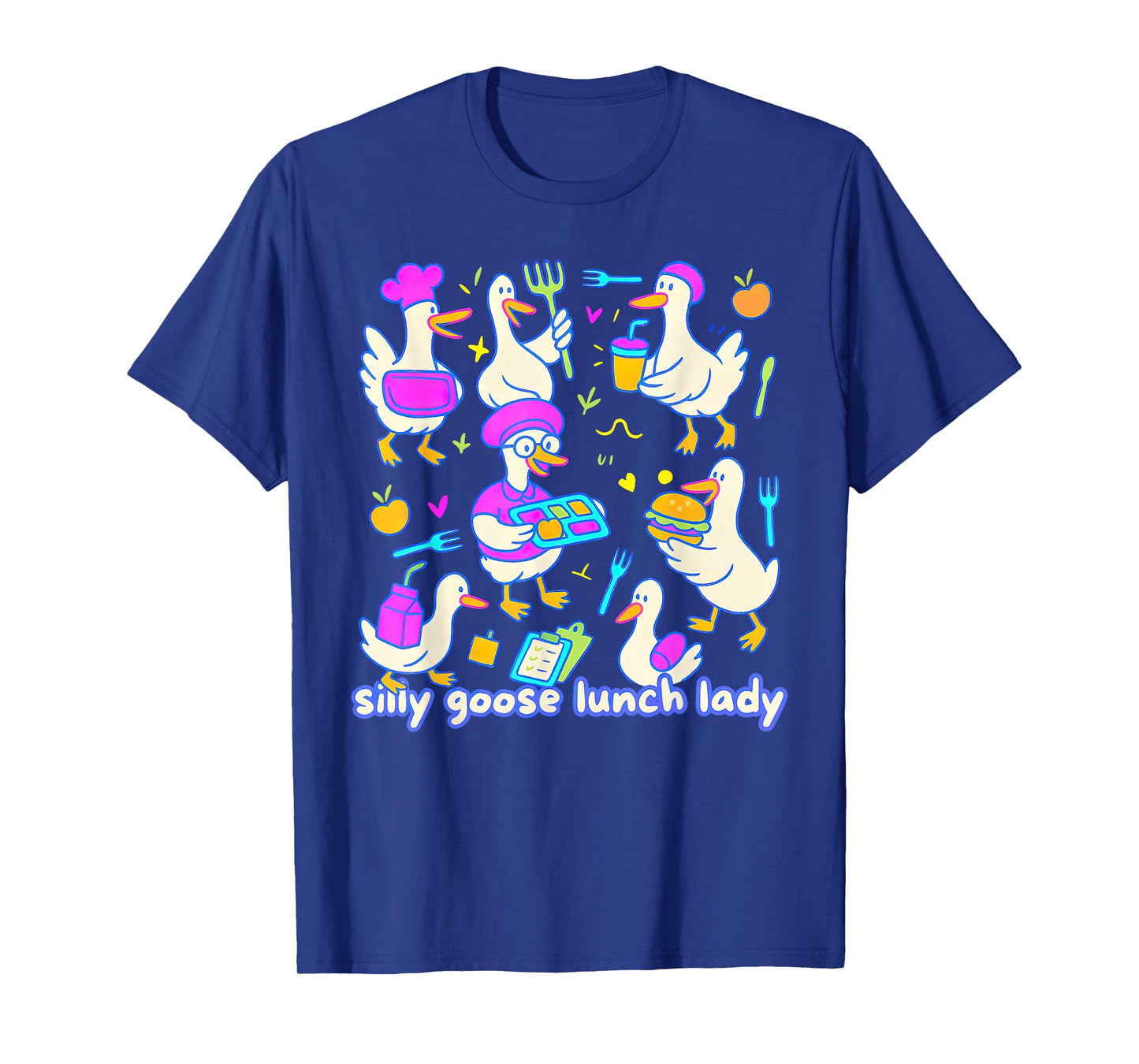 Silly Goose Lunch Lady School Cafeteria Crew Appreciation T-Shirt