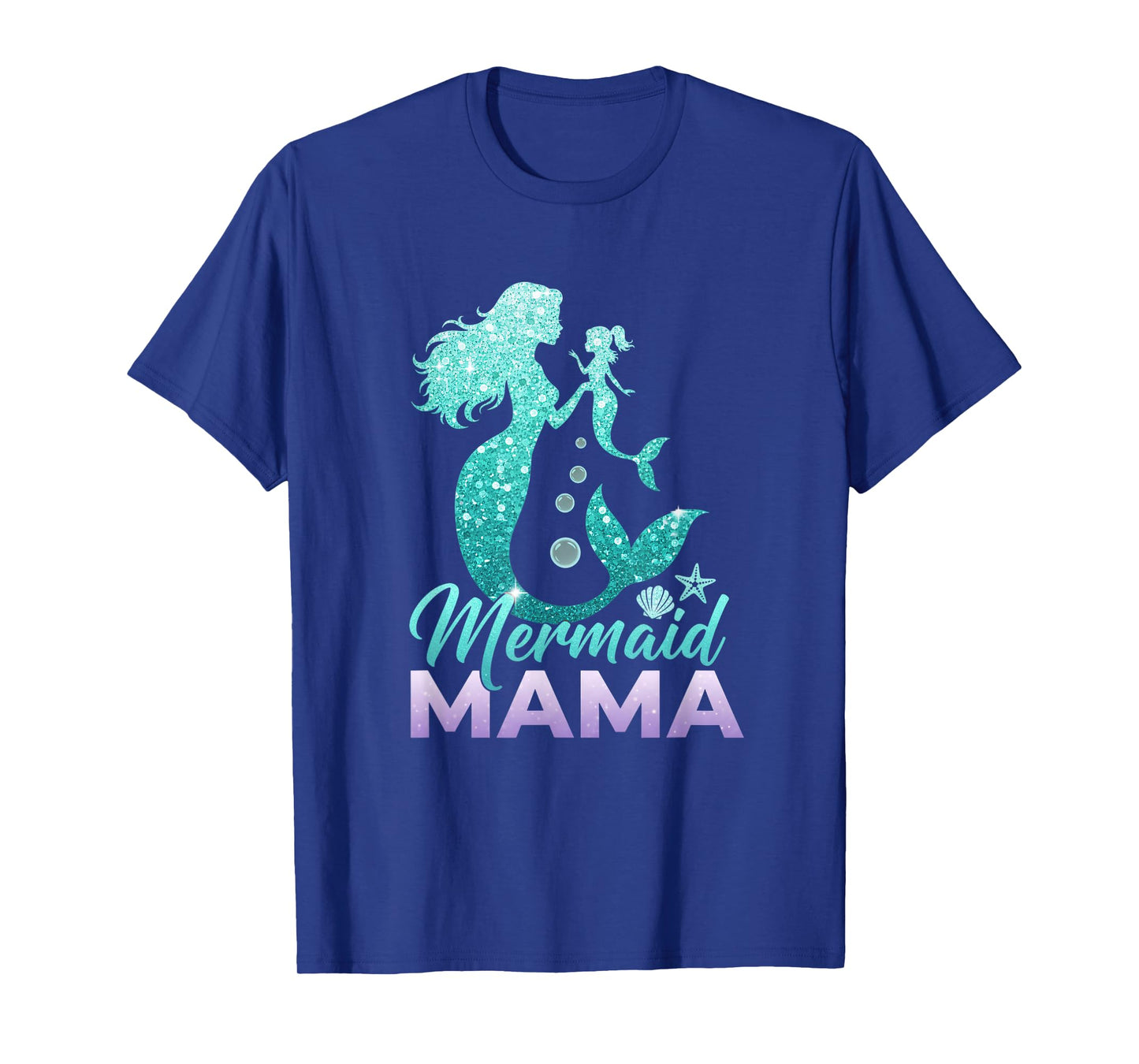 Mermaid Mermaid Mama Mermaid Mommy Birthday T-Shirt