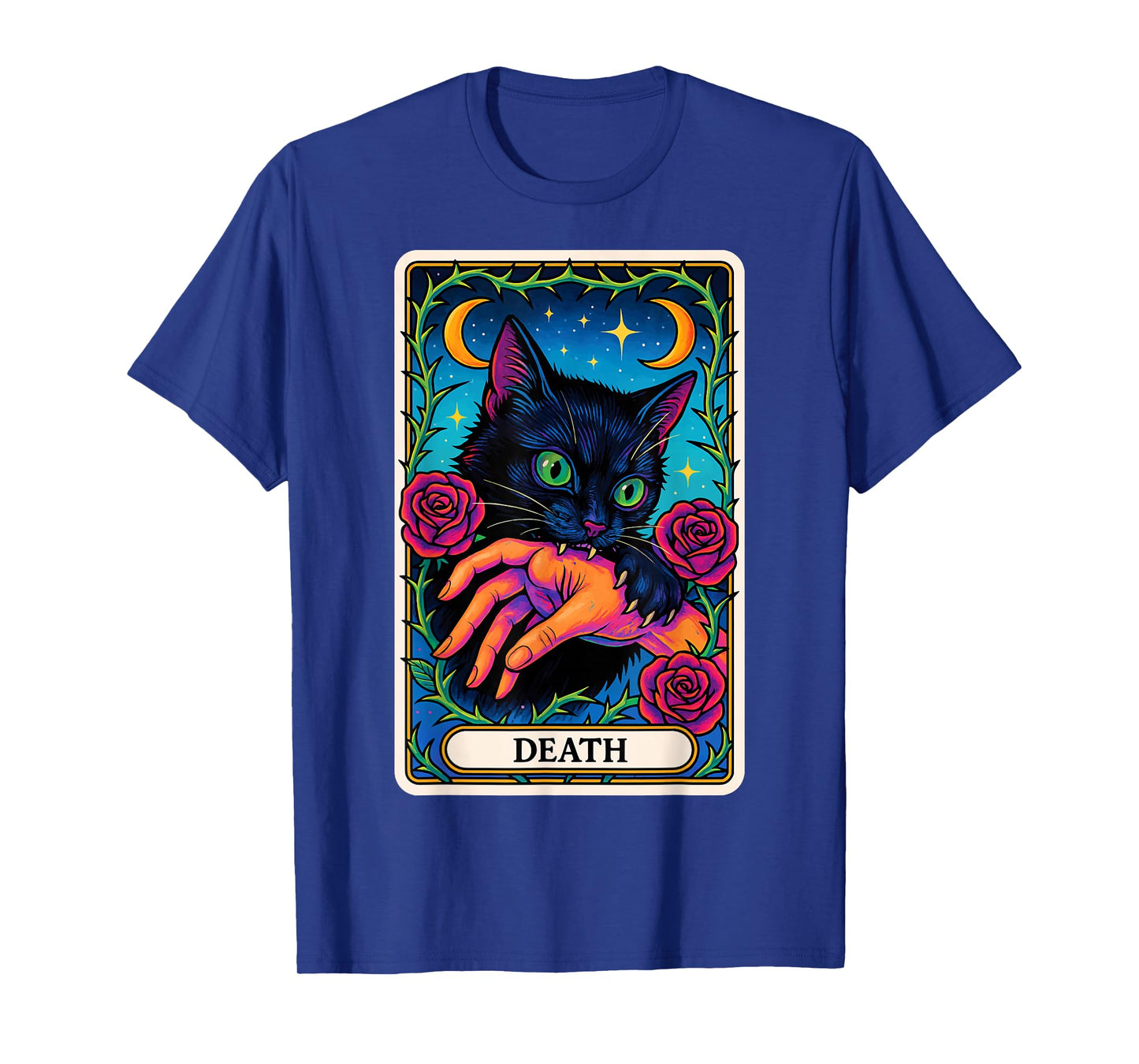 Cat Death Tarot Card T-Shirt