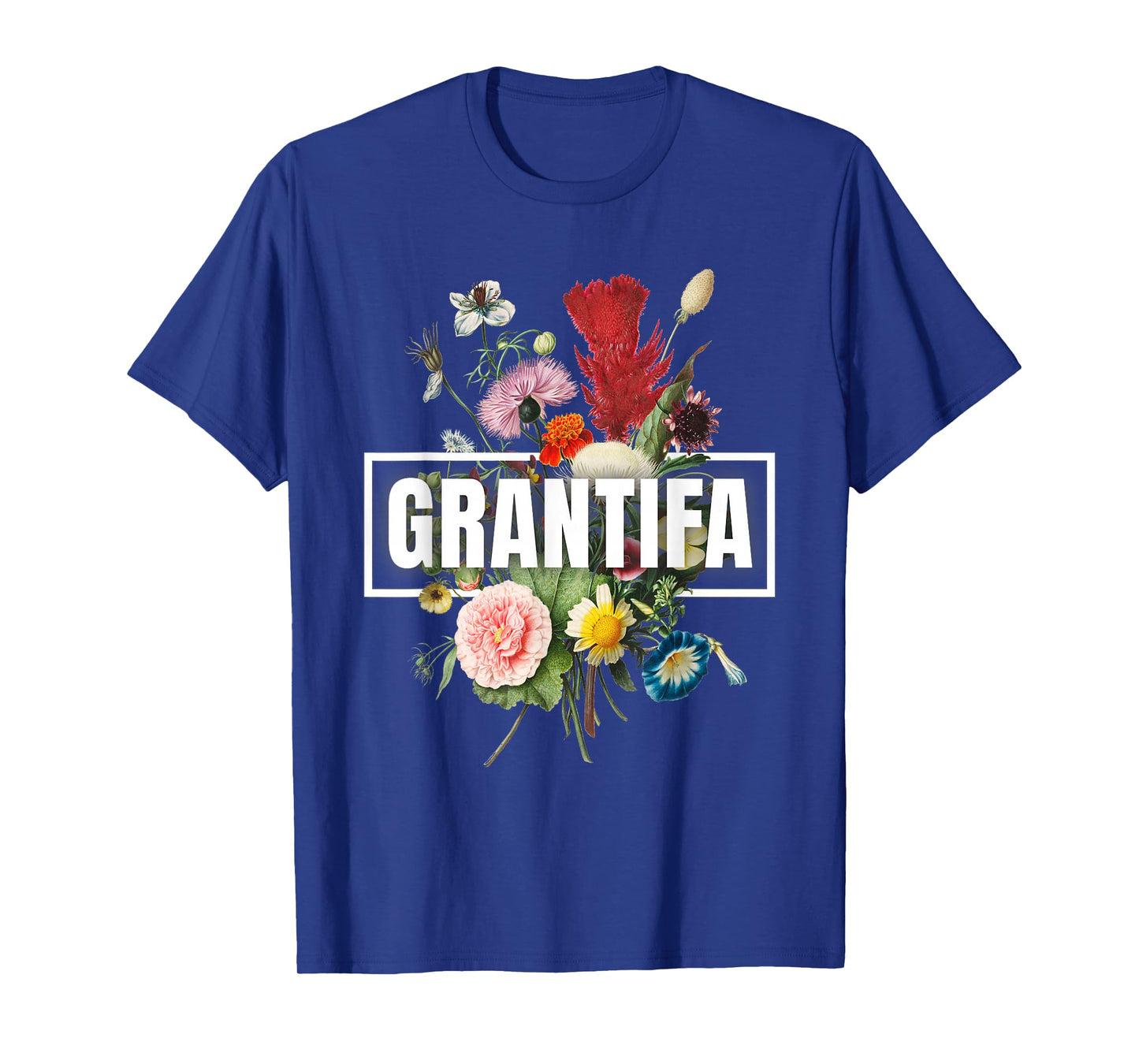 I Am Grantifa Retro Design Aunt Tifa Flowers Vintage Funny T-Shirt