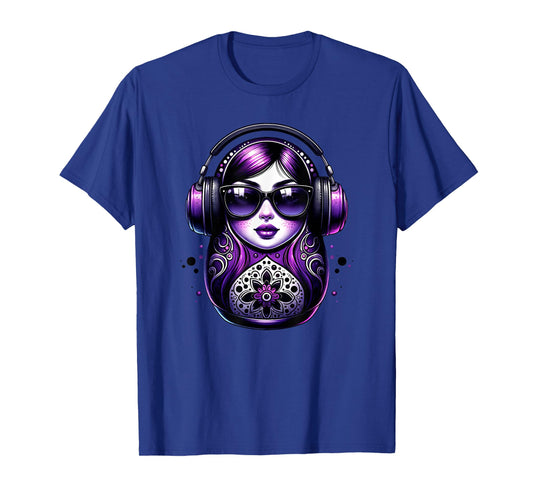 Russian Matryoshka Music Russia Russian Matryoshka T-Shirt