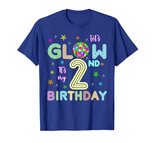 It's My 2nd Birthday Glowing 80s 2 Year Old T-Shirt