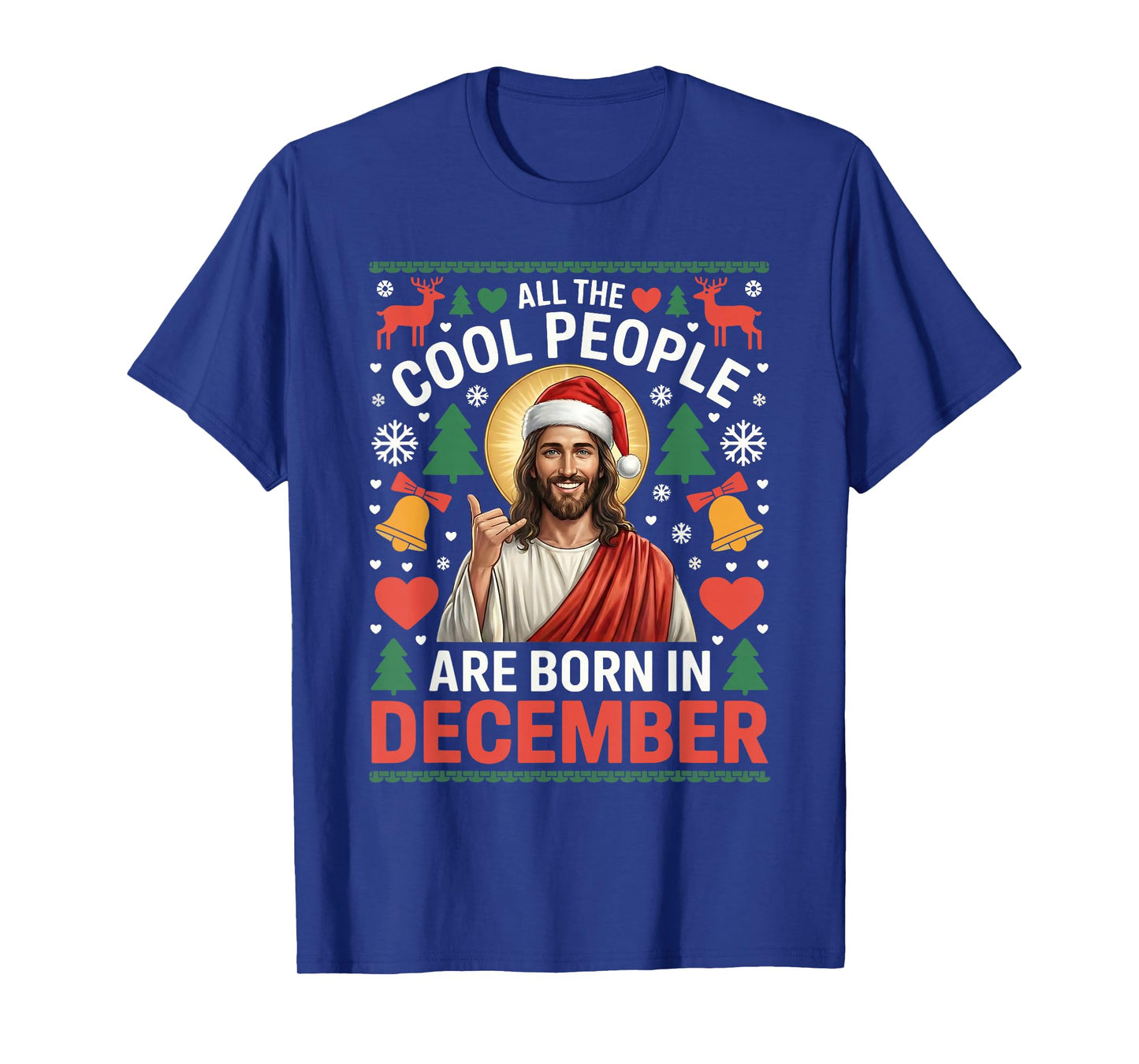 Cool People are Born in December Christian Christmas Bday T-Shirt