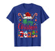 Merry Christmas 2025 Santa Reindeer Snowman Christmas Family T-Shirt
