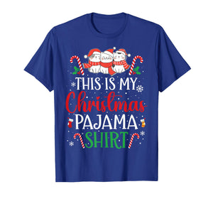 Cat Xmas Funny This is My Christmas Pajama T-Shirt
