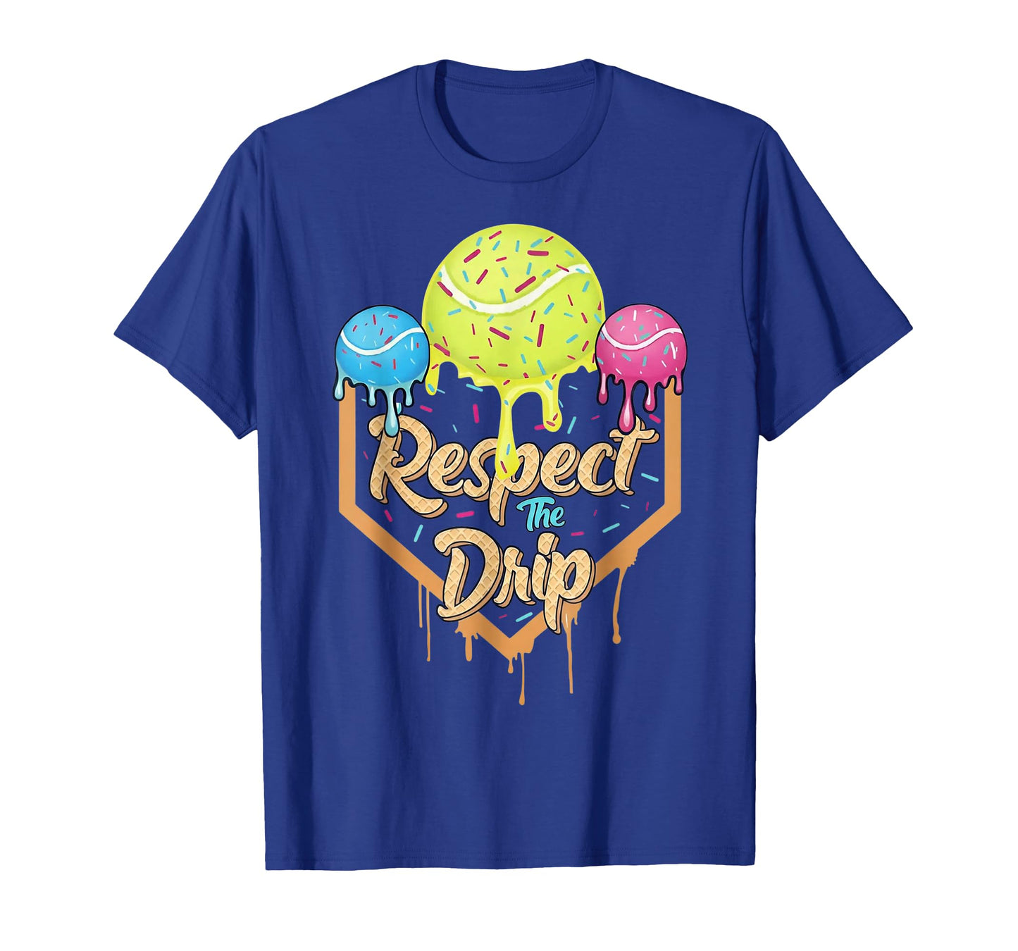 Funny Tennis Respect The Drip Cool Player Gift Idea T-Shirt