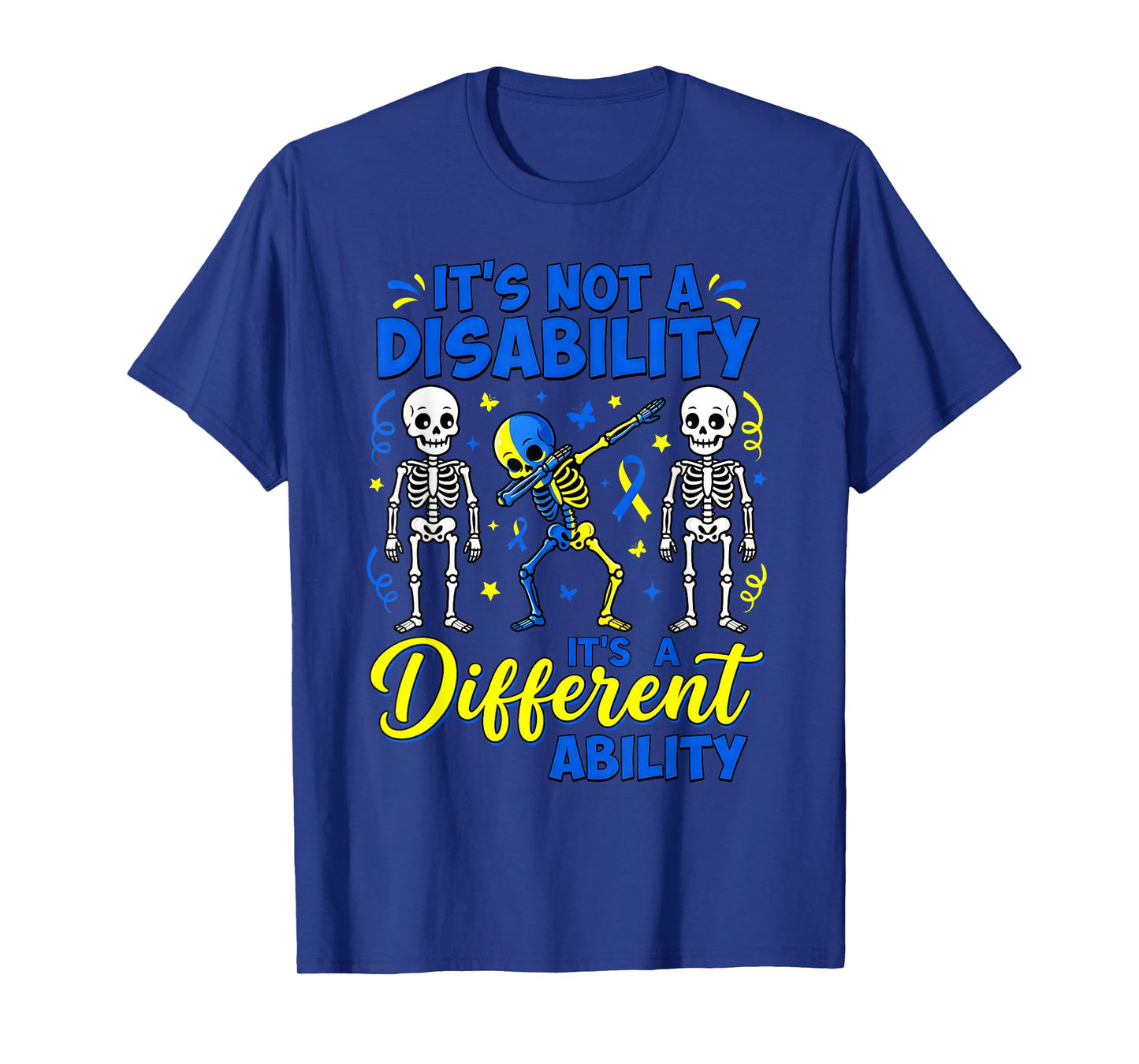 It's Not A Disability It's A Different Ability Down Syndrome T-Shirt