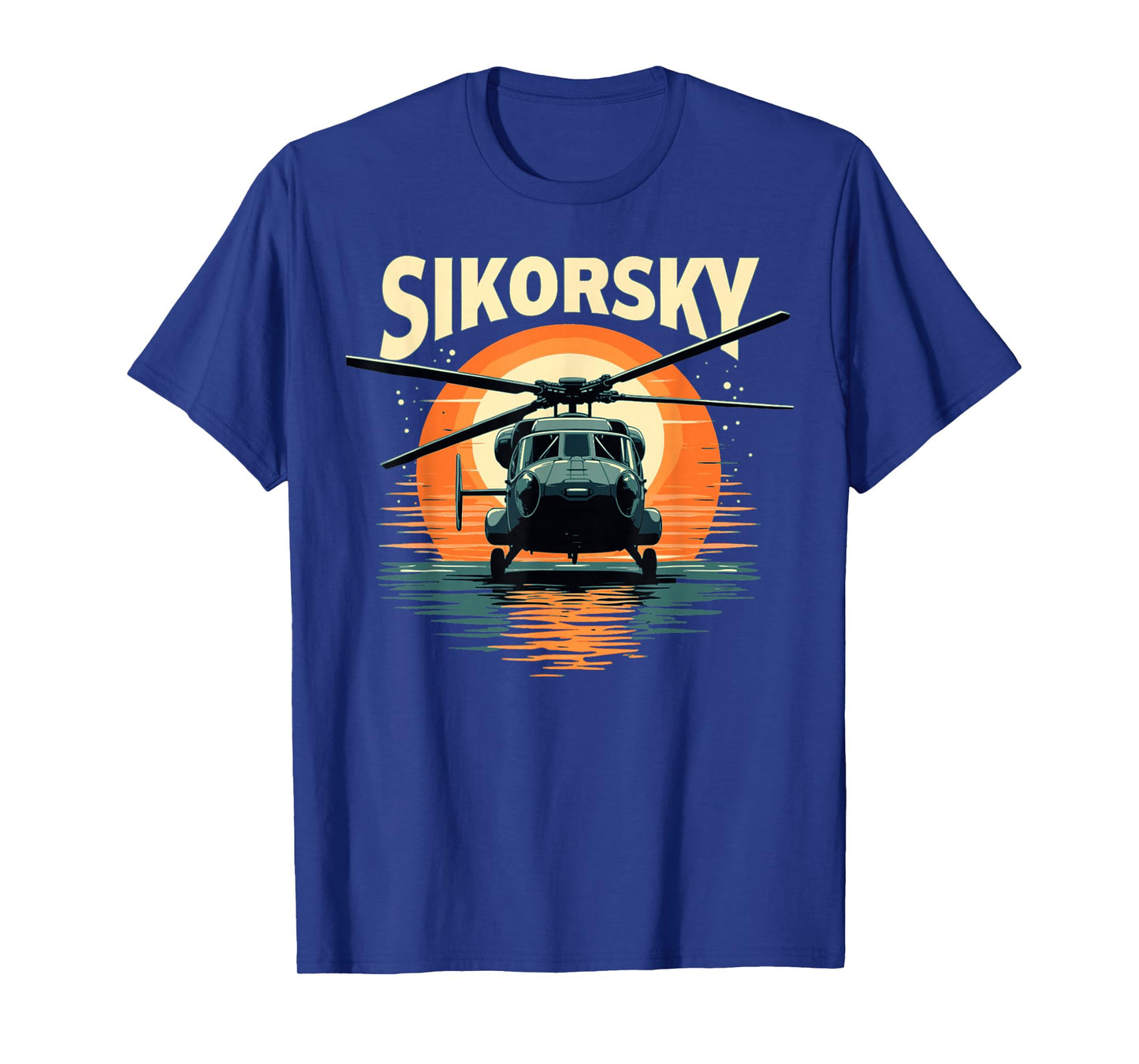 UH-60 Sikorsky Blackhawk Helicopter Flying Army Pilot Gift T-Shirt