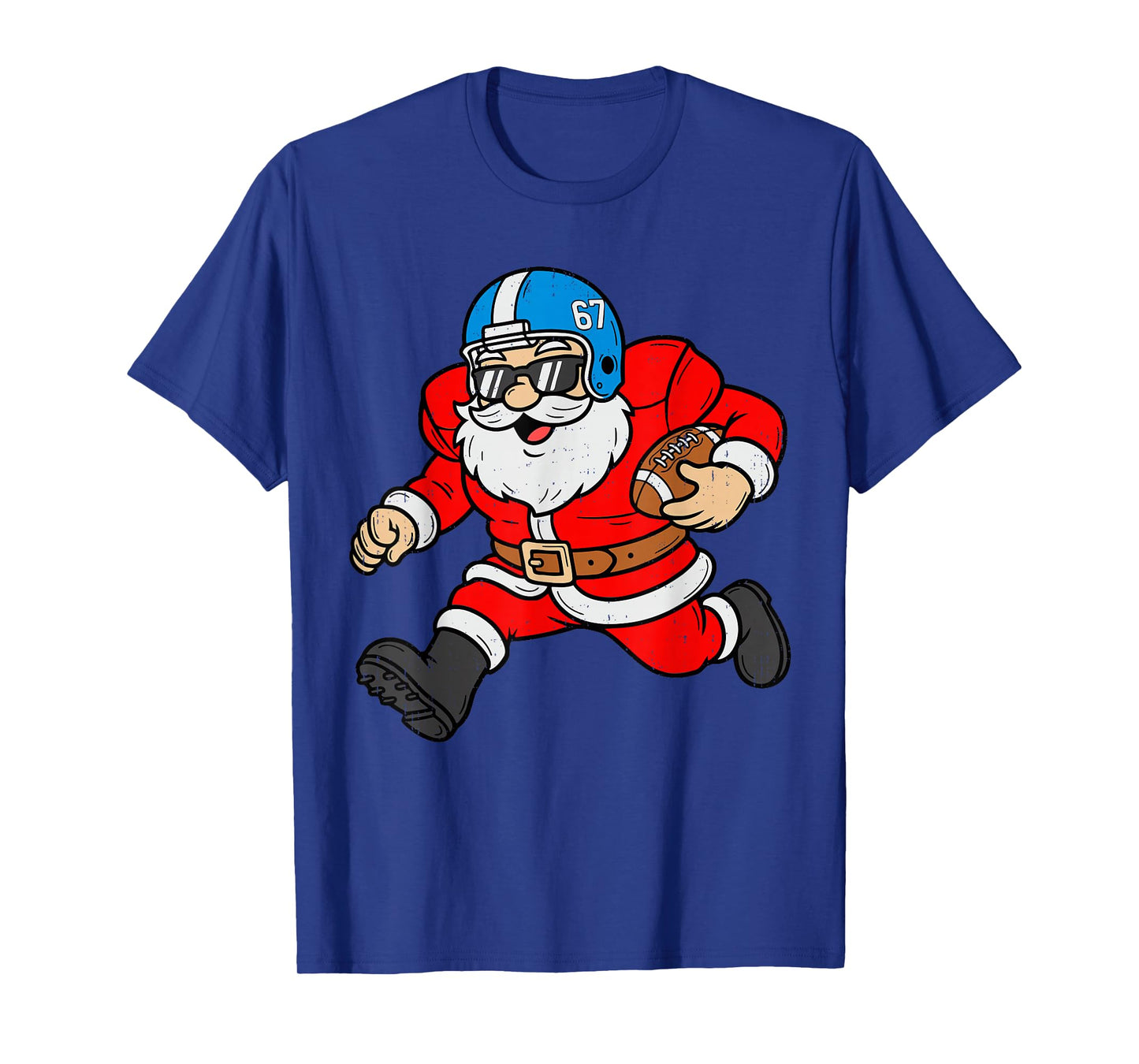 67 Football Santa Six Seven Meme Christmas Sport Men Boy Kid T-Shirt