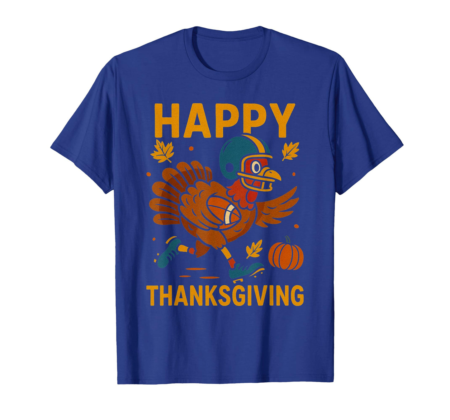Football Thanksgiving Shirts for Kids Boys Girls Turkey T-Shirt