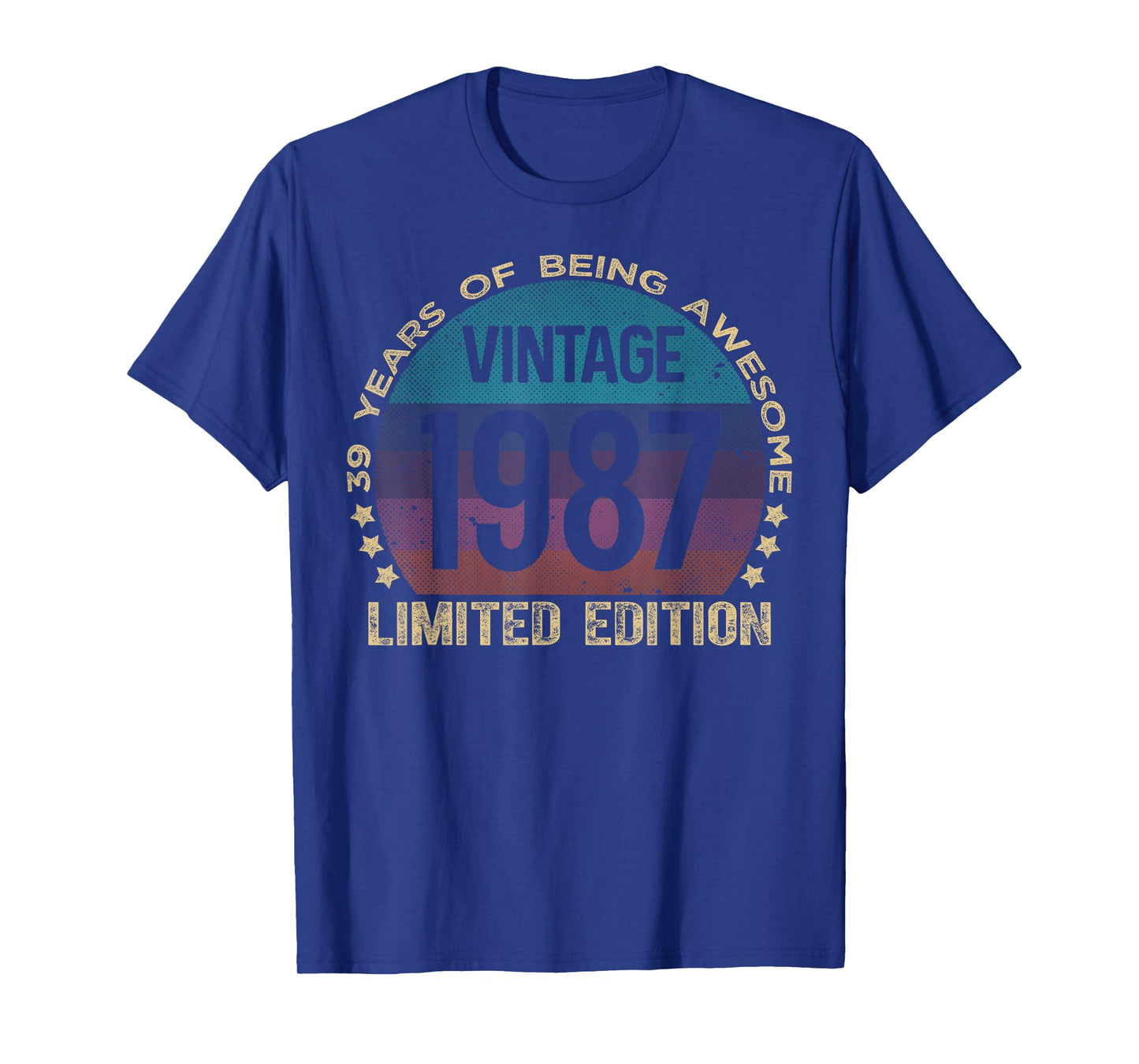 39 Year Old Gifts Vintage 1987 Limited Edition 39th Birthday T-Shirt