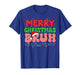 Bruh Merry Christmas Candy Cane Shirts Teen Kids Funny Xmas T-Shirt