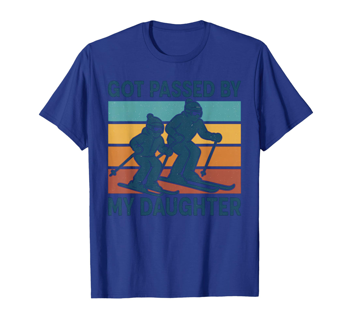 Got Passed by My Daughter Funny Skiing Retro Winter Sports T-Shirt