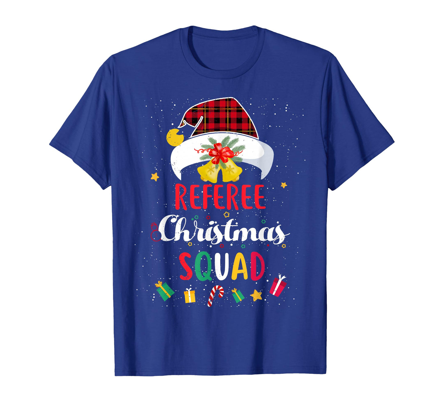 Referee Christmas Squad Santa Hat Umpire Match T-Shirt