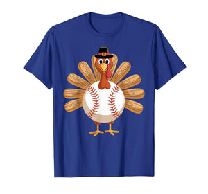 Baseball Turkey Thanksgiving T-Shirt