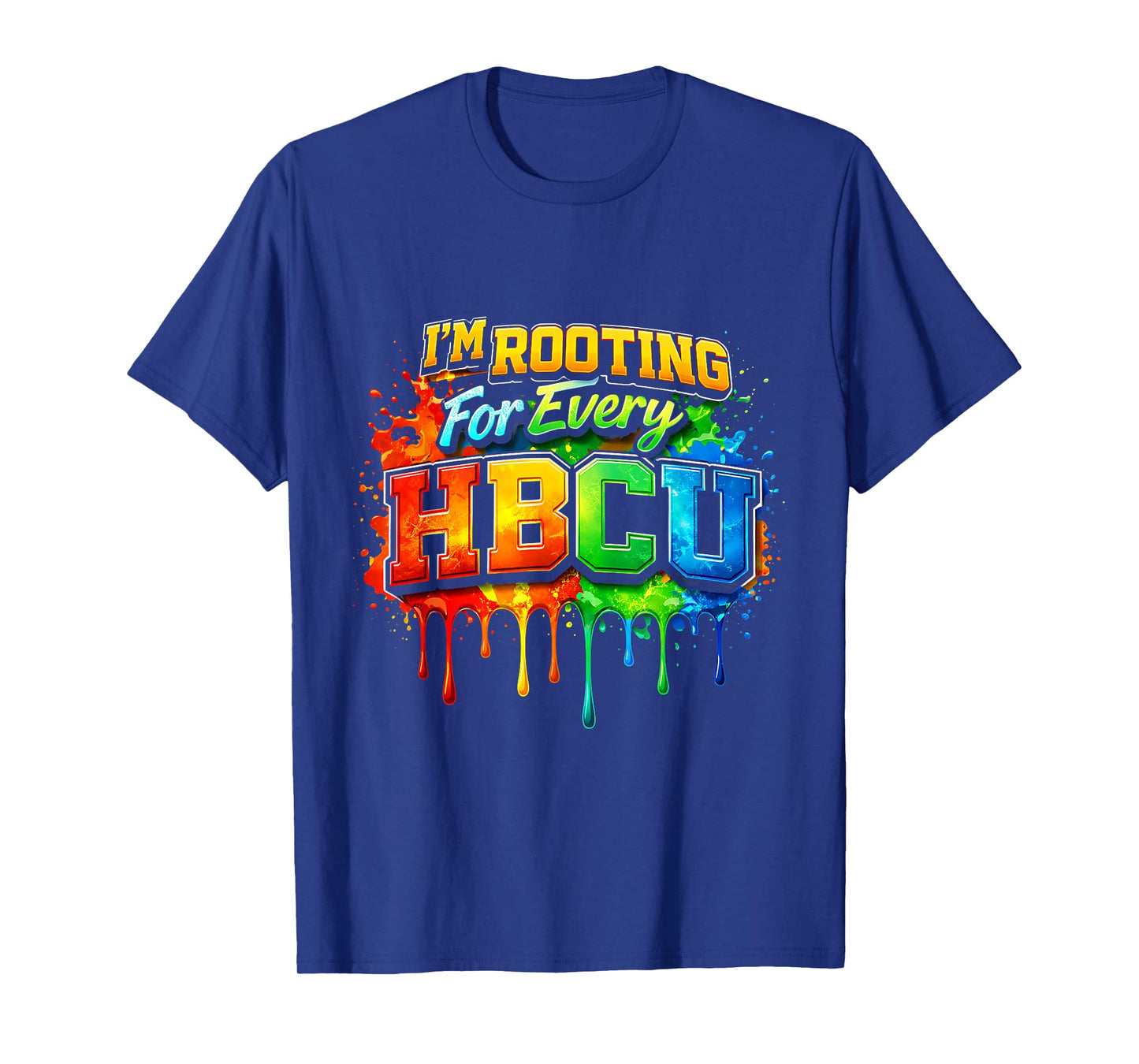 Rooting for Every HBCU Black History Costume Afrocentric T-Shirt