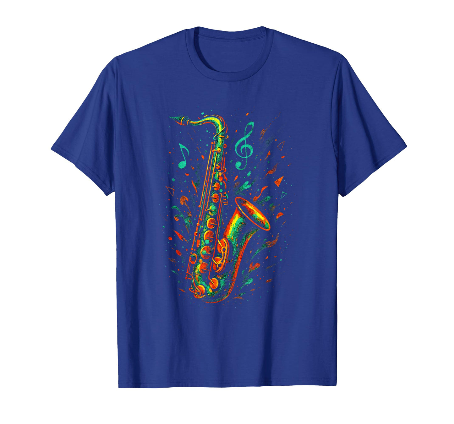 Saxophone Burst - Musical Lover Orchestra Fun T-Shirt