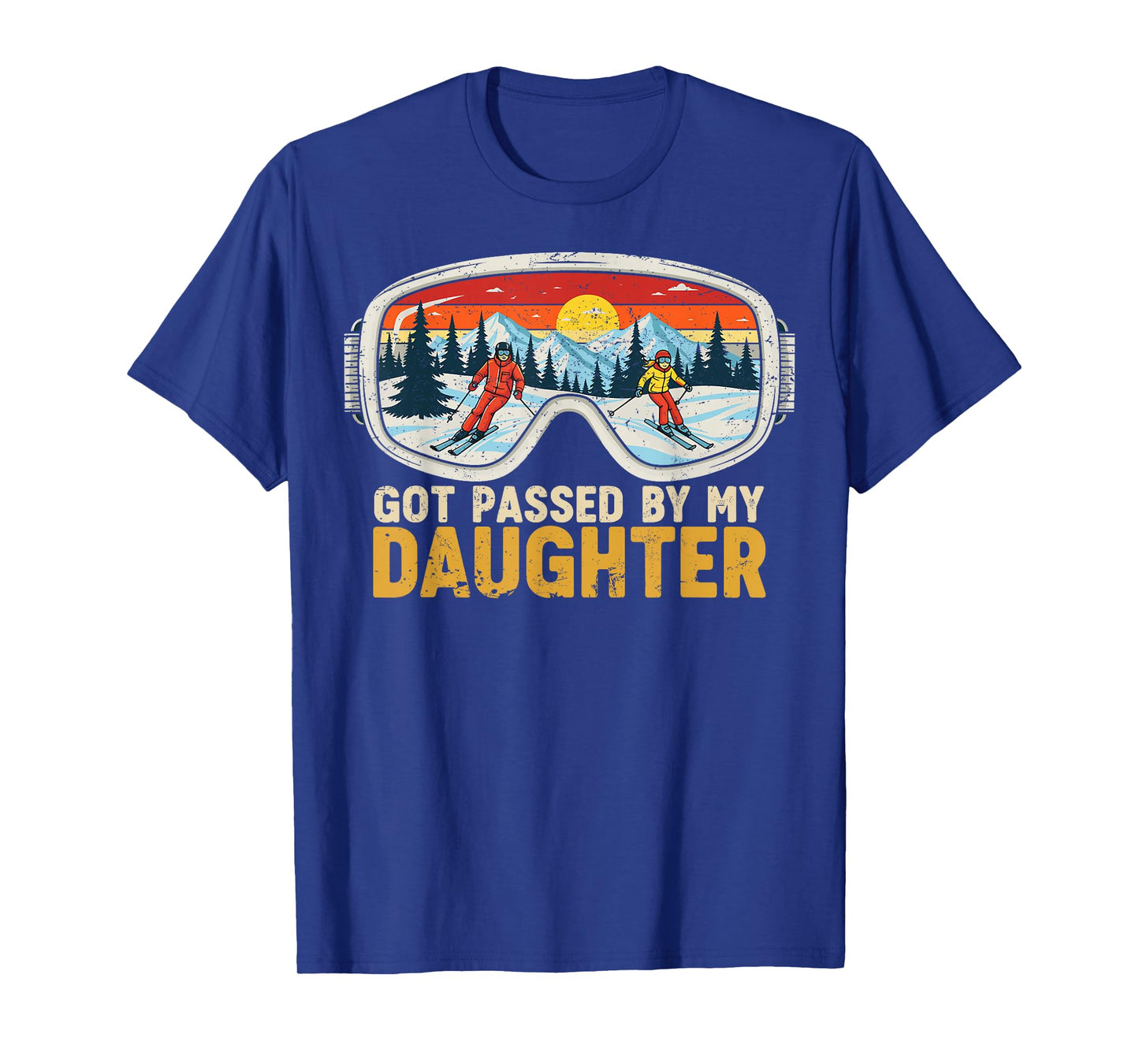 Got Passed by My Daughter Funny Family Skiing T-Shirt