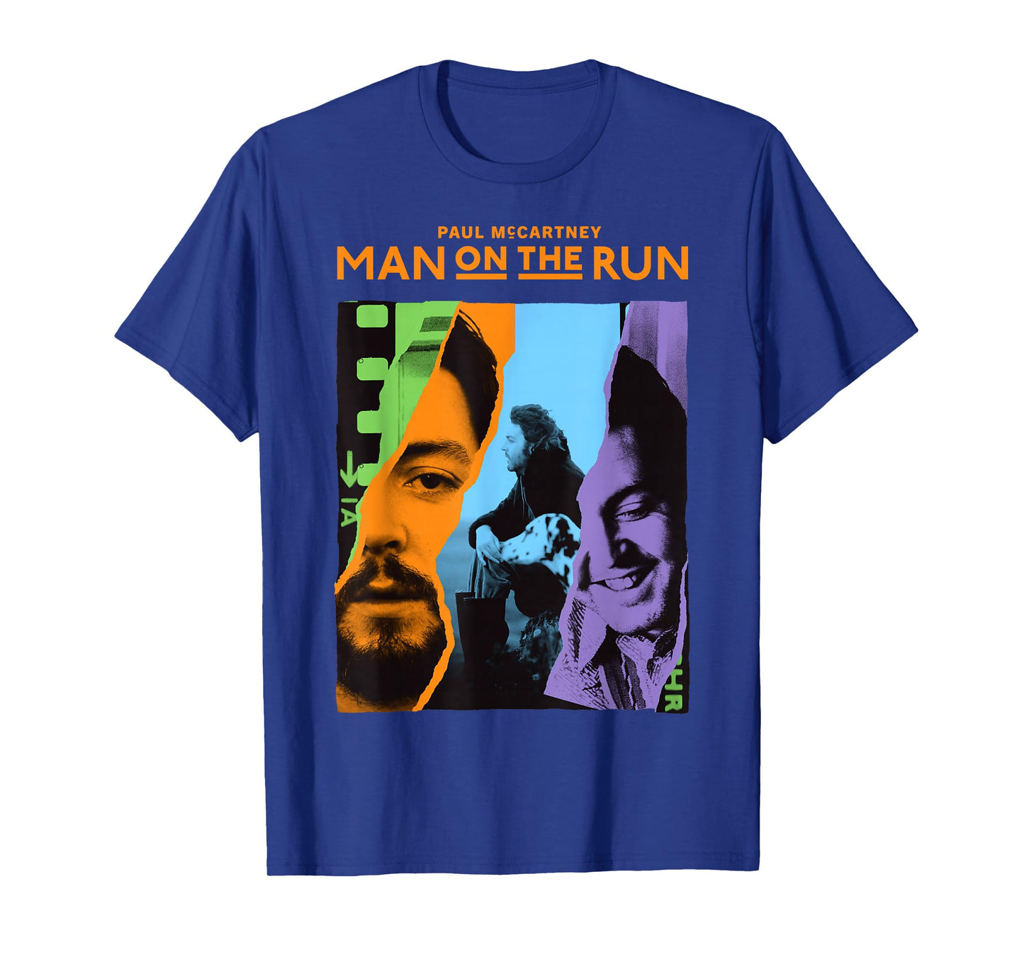 Official Exclusive Paul McCartney Man On The Run Filmstrip T-Shirt