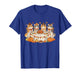 Funny Thanksgiving Cats Dinner Feast Vintage Fall Cat Lovers T-Shirt