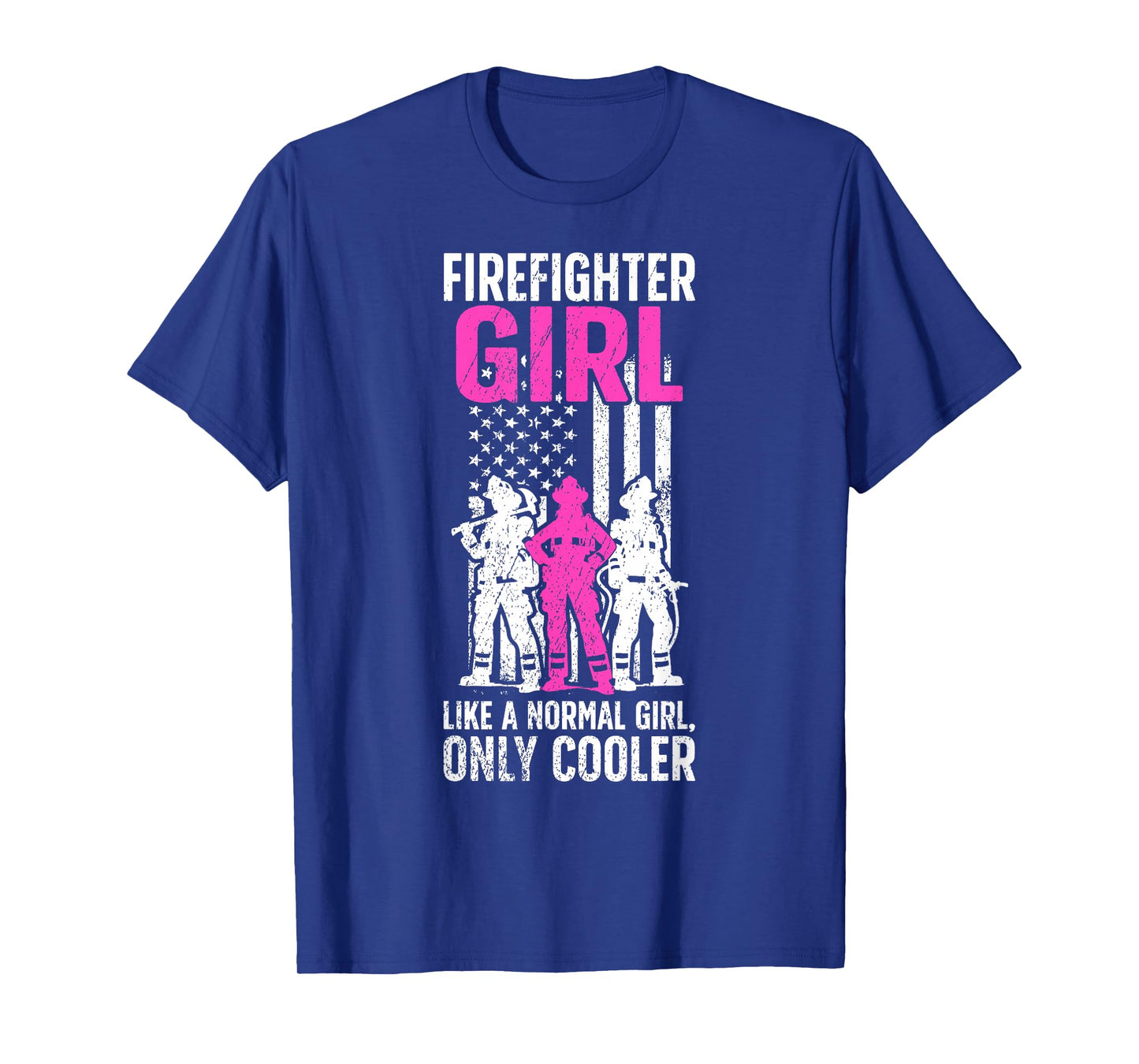 Firefighter Girl Definition Female Firefighter Women T-Shirt