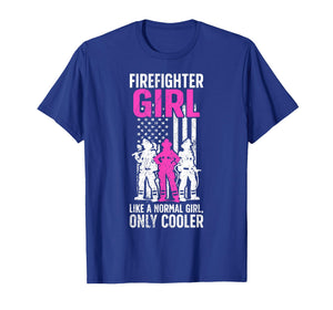 Firefighter Girl Definition Female Firefighter Women T-Shirt