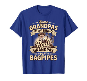 Bagpipe Art for Grandpa Men Bagpipe Player Bagpiper Bagpipe T-Shirt