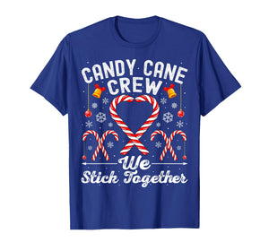 Candy Cane Crew We Stick Together Family Matching Christmas T-Shirt