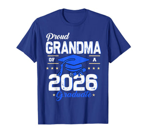 Proud Grandma of a 2026 Graduate for Family Graduation T-Shirt