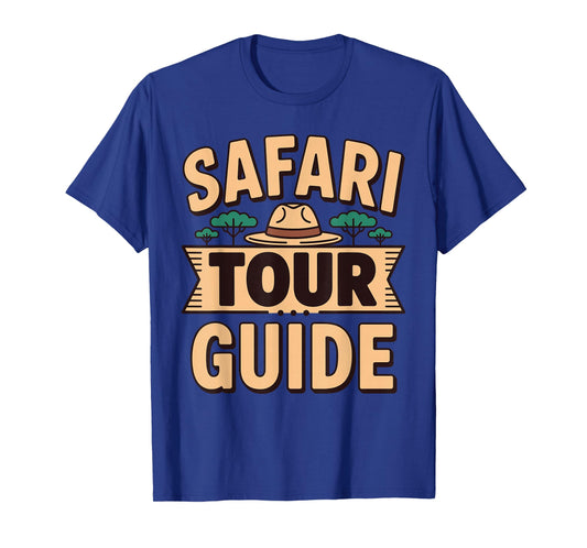 Safari Tour Guide Costume for Men Women Kids Zoo Safari T-Shirt