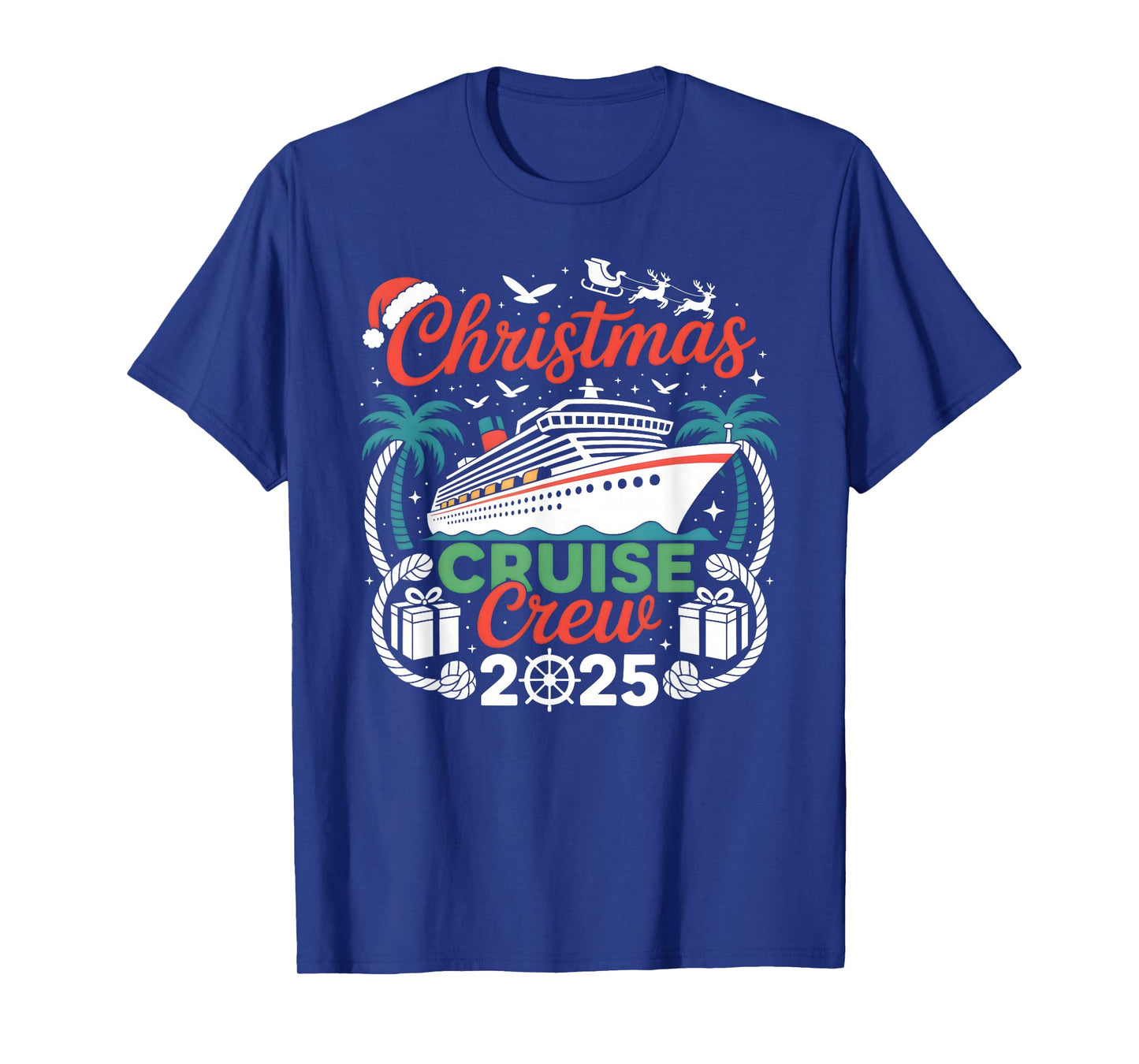 Christmas Cruise Crew 2025 Matching T-Shirt