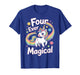 Four Ever Magical 4 Years Old Unicorn Kids 4th Birthday T-Shirt