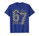 Funny Six Seven 67 Checkered Meme Cool Design for Boys Kids T-Shirt