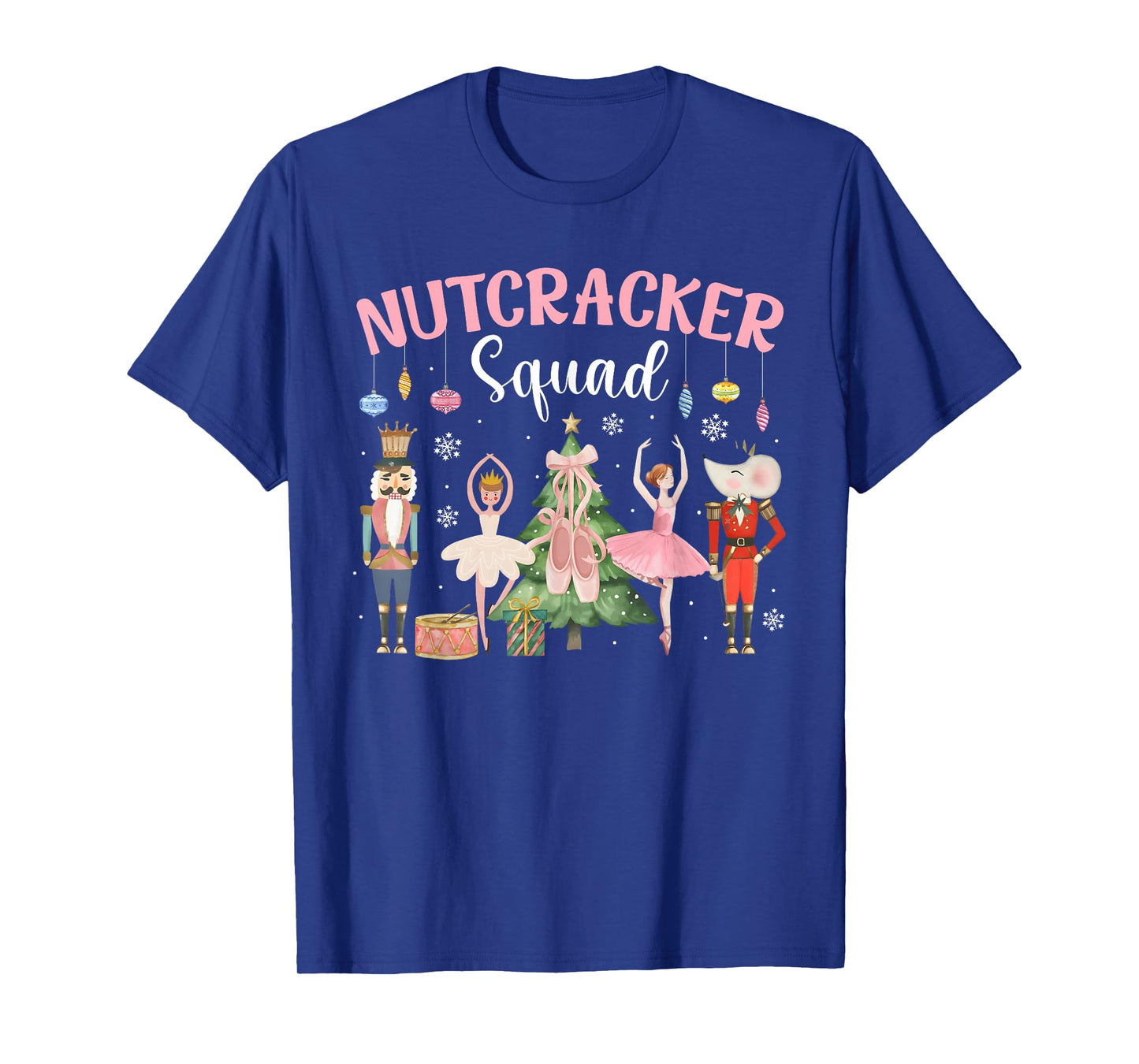 Christmas Nutcracker Squad Ballet Dance Women Kids Girls T-Shirt
