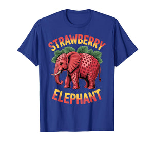 Strawberry Elephant Cute Meme Kids Italian Brainrot Girl Boy T-Shirt