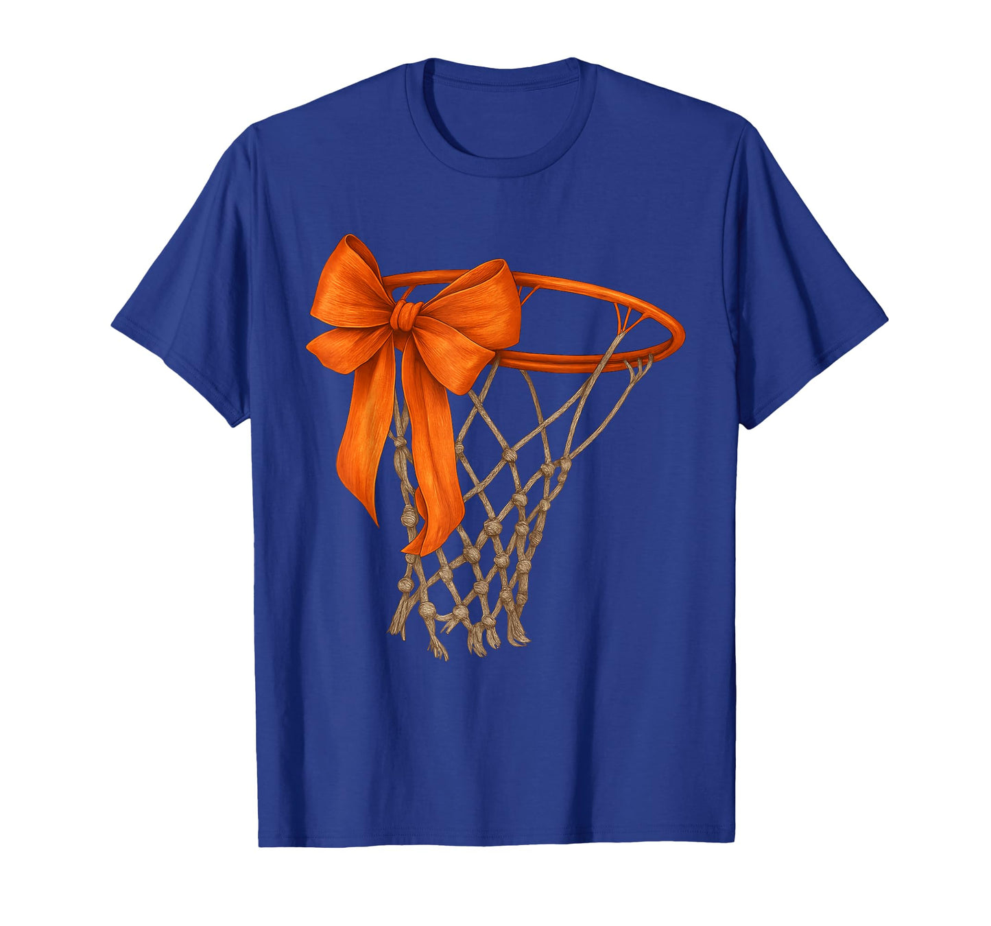 Basketball Hoop with Bow Cute Basketball Aesthetic T-Shirt