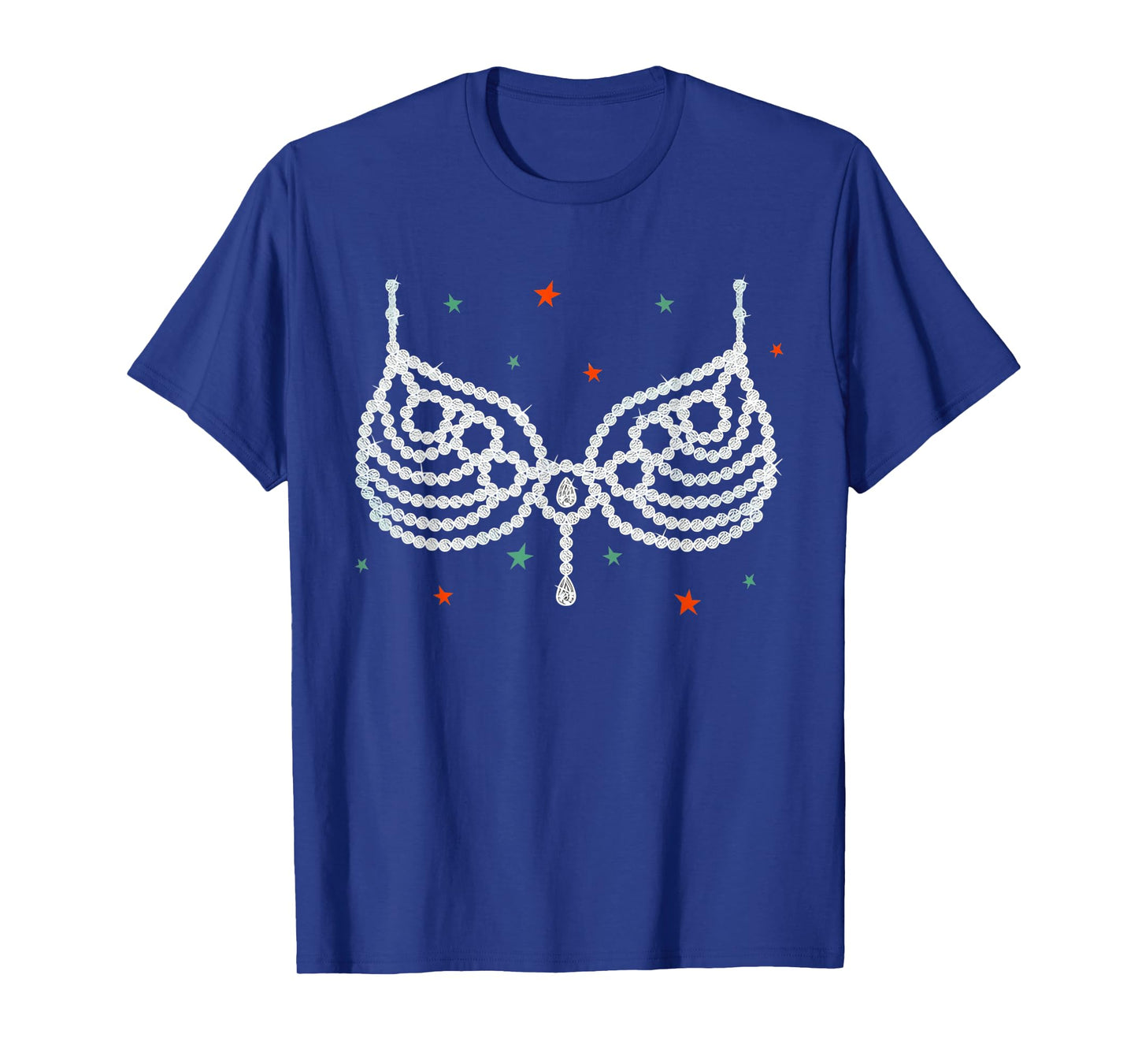 Funny Women The Life Halloween Orange Bra Costume Show Girl T-Shirt