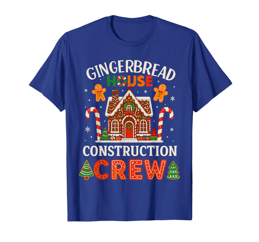 Gingerbread Man Costume Gingerbread House Construction Crew T-Shirt
